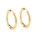 LUXUSTEEL Trendy Small Hoop Earrings Women Girl Coloful Round Circle Earring 2021 Anti-allergy Brinco Accessories Party Daily