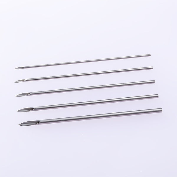 5-25pcs Disposable Sterile Body Piercing Needles Medical Tattoo Needle for Navel Nipple Lip Navel Ring Kit Surgical Steel Tool