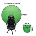 Green Screen Photography Props Portable Chroma Key Background Photos for Video Studio Photography Foldable Reflector Backdrop
