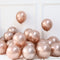 20pcs 12inch New Glossy Baby Pink Metal Pearl Latex Balloon Rose Gold Thick Chrome Metallic Globos Wedding Birthday Party Decor