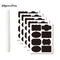 36-54pcs/Set Erasable Blackboard Sticker Craft Kitchen Jars Organizer Labels Chalkboard Chalk Board Sticker Black Board 5x3.5cm