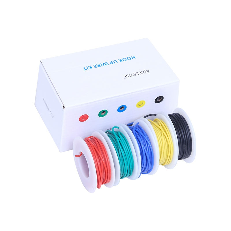 Flexible Silicone Wire (5 colors Mix Stranded Wire Kit ) 18 20 22 24 26 28AWG tinned pure copper wire