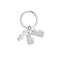 Personalized Engraved Name Date Child Family Keychain Custom Stainless Steel Key Ring Boy Girl Kid Pendant For Man Women Jewelry
