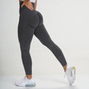 CHRLEISURE Workout Gym Legging Seamless Leggings Women Sport Pants Butt Booty Push Up Pant High Waist Fitness Pant Yoga Leggings