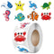 50-500pcs Cute Cartoon Starfish Stickers Children Reward Label Encouragement Scrapbooking Decoration Stationery Sticker