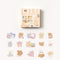 45Pcs/box Cute House Stickers Creative Special-shaped Cartoon Stickers Scrapbooking Dairy Stickers Decoration Diy Stationery