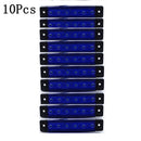 CARCTR 10Pcs/30Pcs Truck Trailer Side Marker Indicators light Car Signal Brake Rear Warning Tail Light LED 12V 24V Warning Lamp