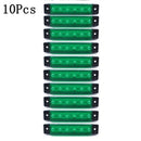 CARCTR 10Pcs/30Pcs Truck Trailer Side Marker Indicators light Car Signal Brake Rear Warning Tail Light LED 12V 24V Warning Lamp