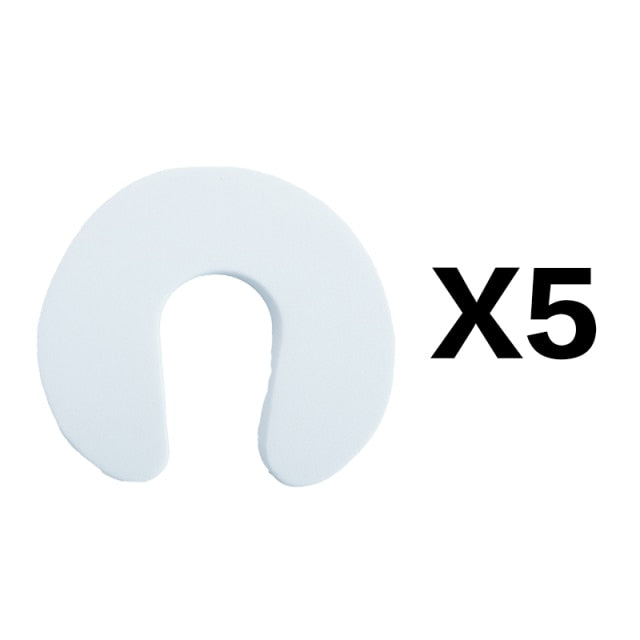 5Pcs/Lot Protection Baby Safety Cute Animal Security Door Stopper Baby Card Lock Newborn Care Child Finger Protector