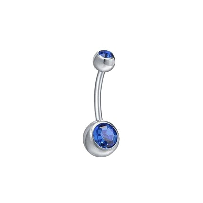 Crystal Navel Ring  Barbell Drop Dangle Body Piercing   Nombril Ombligo Belly Button Rings Men Women Body Jewelry