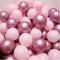 12pcs/lot Pink Latex Balloon Chrome Red Hot Pink Silver Metal Balloon Baby Shower Birthday Party Wedding Decorations Air Globos