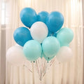 12pcs/lot Pink Latex Balloon Chrome Red Hot Pink Silver Metal Balloon Baby Shower Birthday Party Wedding Decorations Air Globos