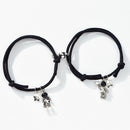 2pcs Couple Magnet Attract Each Other Creative Personality Couple Bracelet Men and Women Charm Girl Bracelet Jewelry Lover Gift