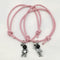 2pcs Couple Magnet Attract Each Other Creative Personality Couple Bracelet Men and Women Charm Girl Bracelet Jewelry Lover Gift