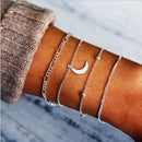 YWZIXLN 2020 Boho Engraved Geometry  Chain Cute Crystal Snak Bracelet Accessories Best Gift For Women Wholesale B008