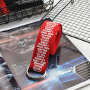 Fashion Designer Unisex Harajuku Canvas Belts Silver Metal Double Ring Buckle Wide Waist Band Letter Decoration Jeans Belts 2020