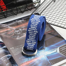 Fashion Designer Unisex Harajuku Canvas Belts Silver Metal Double Ring Buckle Wide Waist Band Letter Decoration Jeans Belts 2020
