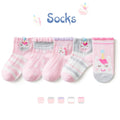 5 Pairs/Lot Children Cotton Socks Boy Girl Baby Infant Ultrathin Fashion Breathable Solid Mesh Socks For Summer 1-12T Teens Kids