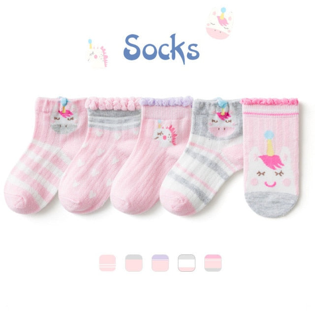 5 Pairs/Lot Children Cotton Socks Boy Girl Baby Infant Ultrathin Fashion Breathable Solid Mesh Socks For Summer 1-12T Teens Kids
