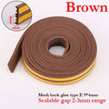 5Meters DIPE Self-Adhesive Door And Window Sealing Strip Glass Window Anti-Collision Rubber Strip Foam Sound Insulation Strip