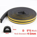 5Meters DIPE Self-Adhesive Door And Window Sealing Strip Glass Window Anti-Collision Rubber Strip Foam Sound Insulation Strip