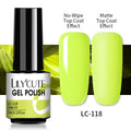 LILYCUTE Glitter Nail Gel Polish  Nail Color Glitter Sequins Matte Effect Gel Long Lasting Base Top Coat Nail Art