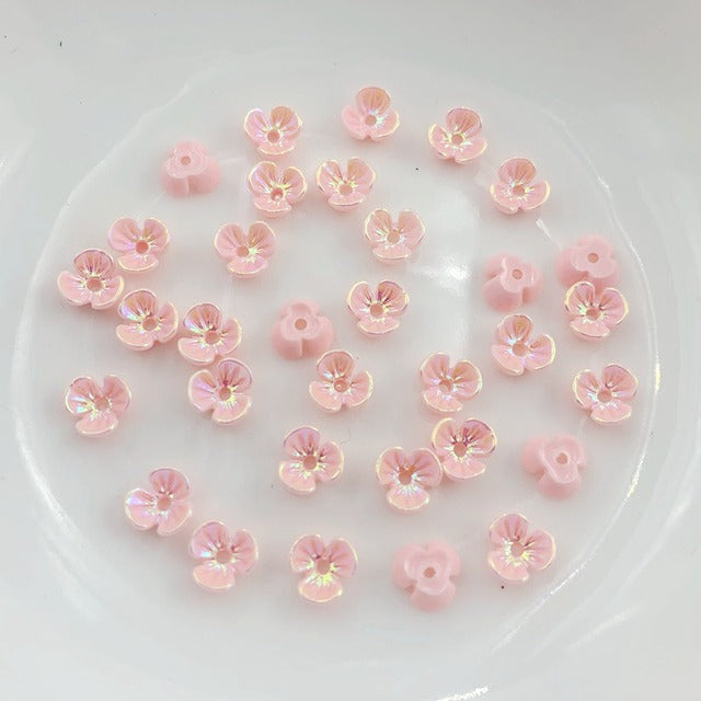 30pcs of flower angel butterfly Nail art rhinestone non-thermal restoration flat back acrylic nail stone nail art decoration