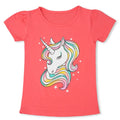 2021 Summer Fashion Unisex Unicorn T-shirt Children Boys Short Sleeves White Tees Baby Kids Cotton Tops For Girls Clothes 3 8Y