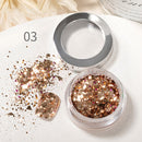 Nail Art Mirror Pigment Powder  Nail Glitters Metallic Color for Nail Art UV Gel Polishing Rose Gold Silver Colors