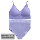 FINETOO Women Seamless Bra Set Bra Top + Pantys Brassiere Fitness Underwear Lingerie Women's Swimwear Push Up Sexy Tank Top Girl