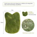 Natural Jade Gua sha Scraper Board Face Massager Facial Guasha Meridian Muscle Relaxation Skin Lifting Face Thin Gouache Scraper