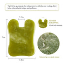 Natural Jade Gua sha Scraper Board Face Massager Facial Guasha Meridian Muscle Relaxation Skin Lifting Face Thin Gouache Scraper