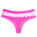 CINOON New Women's Underwear Panties Sexy Hollow Out Mesh Thong Middle-waist Large Size Breathable Comfortable Fashion Lingerie