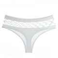 CINOON New Women's Underwear Panties Sexy Hollow Out Mesh Thong Middle-waist Large Size Breathable Comfortable Fashion Lingerie