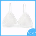 1/2PCS French Style Bralette Seamless Deep V Lace Bra Wireless Thin Underwear Sexy Lingerie Soft Push Up Bras For Women Hot