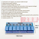 5/12/24V 1/2/4/6/8/16 relay module 8 channels, with optocoupler relay output 1 2 4 6 relay module 8 channels Low level trigger