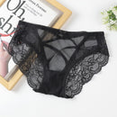 Lace Panties Women Sexy Transparents Underwear Hollow Out Woman Lingerie Low Waist M-3XL Large Size Lady Soft Underpantes