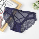 Lace Panties Women Sexy Transparents Underwear Hollow Out Woman Lingerie Low Waist M-3XL Large Size Lady Soft Underpantes