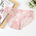 Lace Panties Women Sexy Transparents Underwear Hollow Out Woman Lingerie Low Waist M-3XL Large Size Lady Soft Underpantes