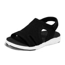 2021 New Women's Soft & Comfortable Sandals Mesh Upper Breathable Sandals Adjustable Cross-strap Design Sandalias Mujer 2020