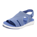 2021 New Women's Soft & Comfortable Sandals Mesh Upper Breathable Sandals Adjustable Cross-strap Design Sandalias Mujer 2020