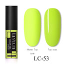 LILYCUTE 5ml Fluorescent Color Nail Gel Polish UV LED 12 Colors Manicure Semi Soak Off Gel Varnish Nail Art Design Gel Varnish