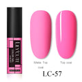 LILYCUTE 5ml Fluorescent Color Nail Gel Polish UV LED 12 Colors Manicure Semi Soak Off Gel Varnish Nail Art Design Gel Varnish