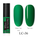 LILYCUTE 5ml Fluorescent Color Nail Gel Polish UV LED 12 Colors Manicure Semi Soak Off Gel Varnish Nail Art Design Gel Varnish