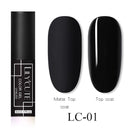 LILYCUTE 5ml Fluorescent Color Nail Gel Polish UV LED 12 Colors Manicure Semi Soak Off Gel Varnish Nail Art Design Gel Varnish