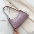 Alligator Pattern Small Shoulder Bags For Women 2021 Soft PU Leather Underarm Bags Female Handbags And Purses Bolsa Feminina