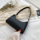 Alligator Pattern Small Shoulder Bags For Women 2021 Soft PU Leather Underarm Bags Female Handbags And Purses Bolsa Feminina