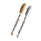 2pcs/lot DIY Metallic Waterproof Permanent Paint Marker Pens Gold And Silver For Drawing Students Supplies Marker Craftwork Pen