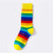 Fashion Socks Cotton Rainbow Stripes Christmas Gift Classic Warm Casual Tide Harajuku Funny Cute Pop Korean Socks For Women