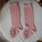 Summer Kids Socks Floral Big Bow Toddlers Girls knee High Long Sock Soft Cotton Hollow Out Baby Socks Mesh Girl Princess Socken
